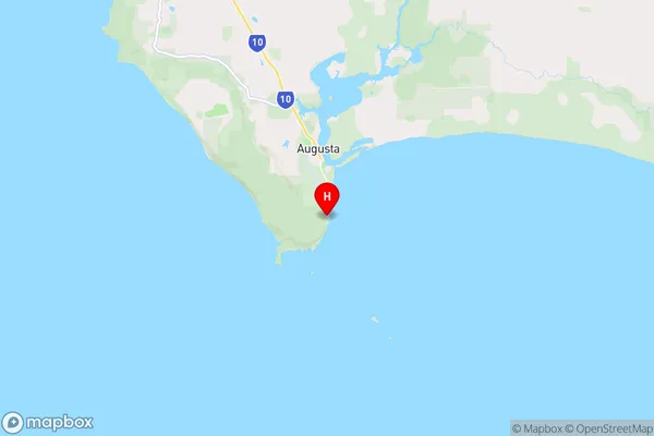 Leeuwin,Western Australia Area Map