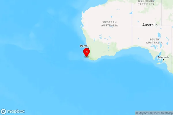 Leeuwin,Western Australia Region Map