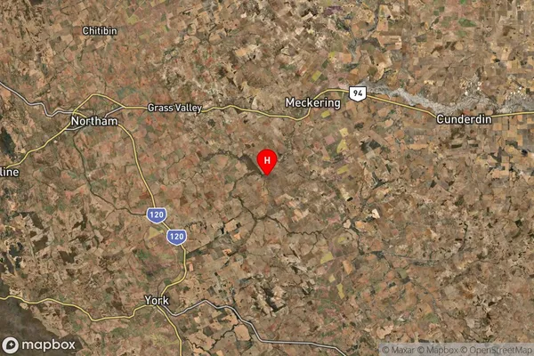 Caljie,Western Australia Satellite Map