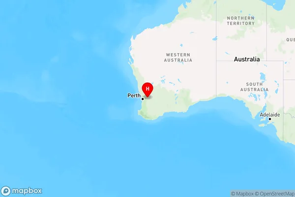 Daliak,Western Australia Region Map