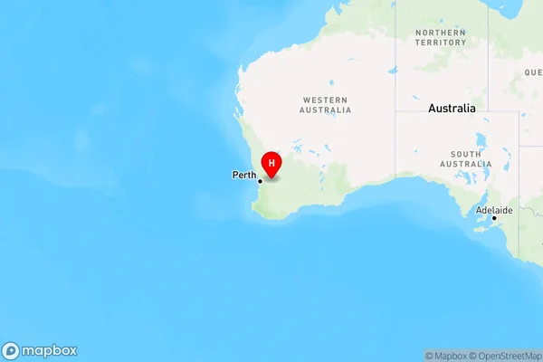 Greenhills,Western Australia Region Map