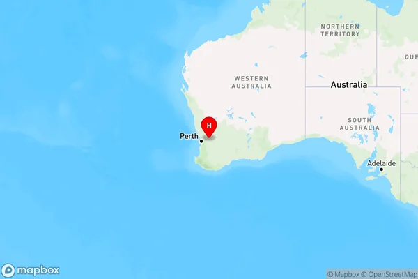 Quellington,Western Australia Region Map