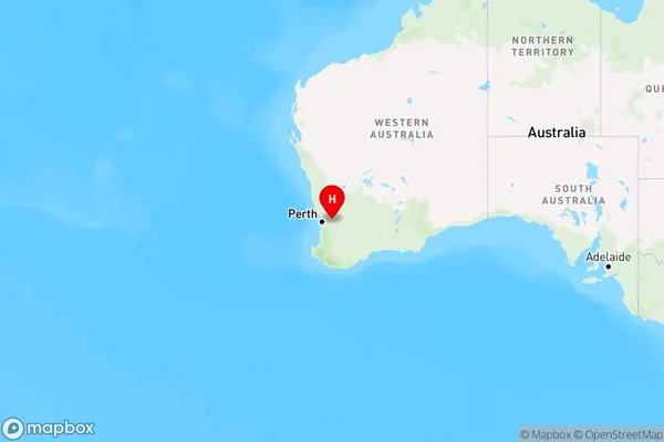 Saint Ronans,Western Australia Region Map