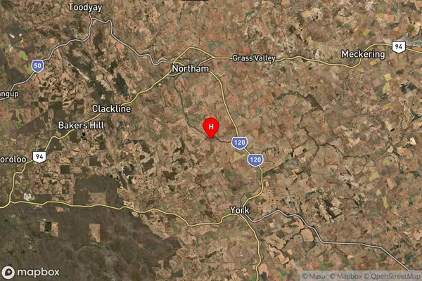 Wilberforce,Western Australia Satellite Map