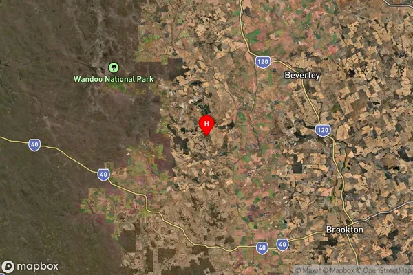 Dale,Western Australia Satellite Map