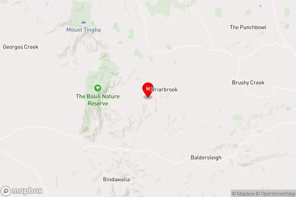 Briarbrook,New South Wales Area Map