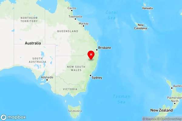 Briarbrook,New South Wales Region Map