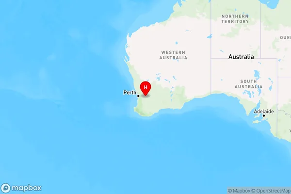 Morbinning,Western Australia Region Map