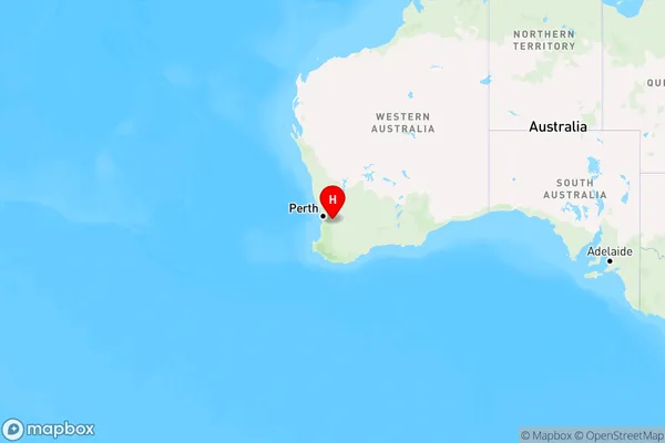 Westdale,Western Australia Region Map