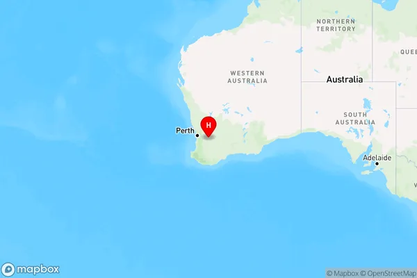 Aldersyde,Western Australia Region Map