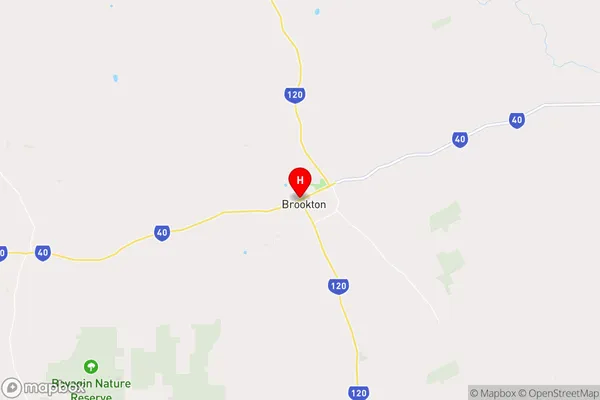 Brookton,Western Australia Area Map