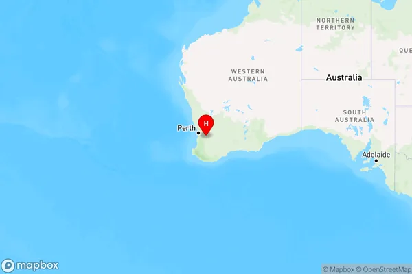 Jelcobine,Western Australia Region Map