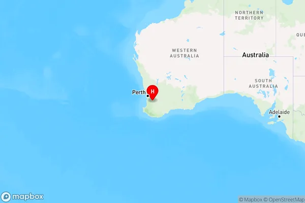 Dwarda,Western Australia Region Map