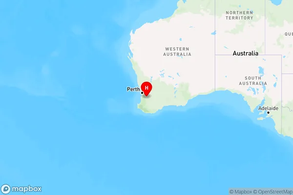 Wandering,Western Australia Region Map