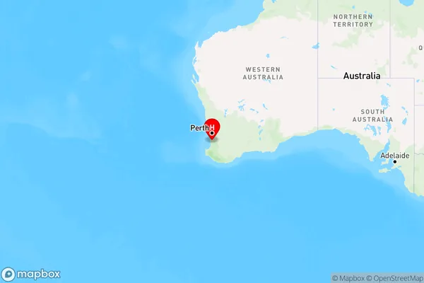 Waroona,Western Australia Region Map