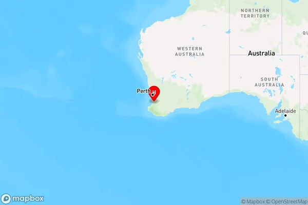 Hoffman,Western Australia Region Map