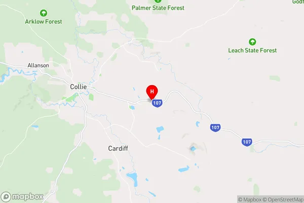 Shotts,Western Australia Area Map