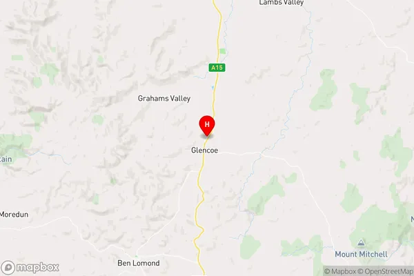 Glencoe,New South Wales Area Map