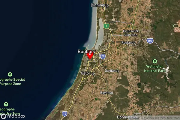 Carey Park,Western Australia Satellite Map