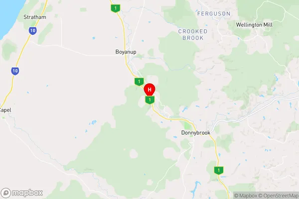 Argyle,Western Australia Area Map