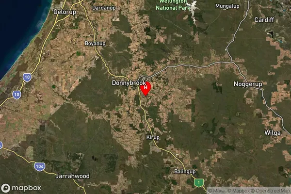 Brookhampton,Western Australia Satellite Map