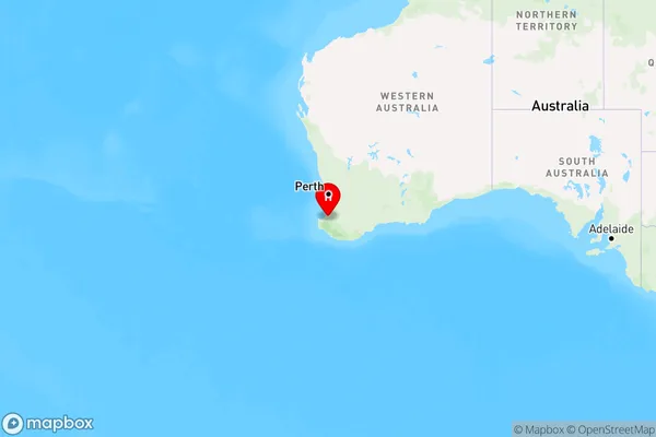 Upper Capel,Western Australia Region Map