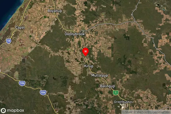 Newlands,Western Australia Satellite Map