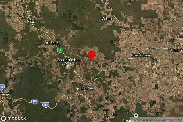 Catterick,Western Australia Satellite Map