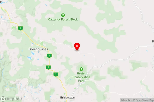 Catterick,Western Australia Area Map