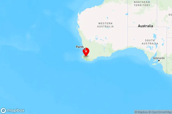 Sunnyside,Western Australia Region Map