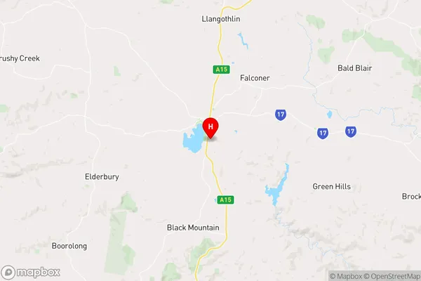 South Guyra,New South Wales Area Map