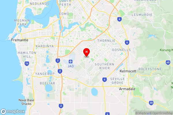 Canning Vale,Western Australia Area Map