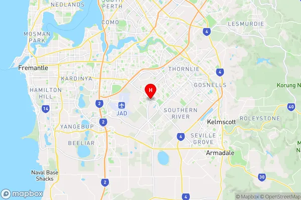 Canning Vale South,Western Australia Area Map