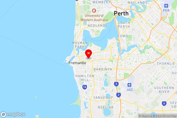 Palmyra,Western Australia Area Map