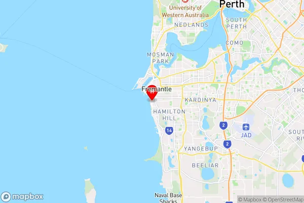 South Fremantle,Western Australia Area Map