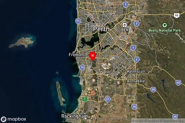 North Lake,Western Australia Satellite Map