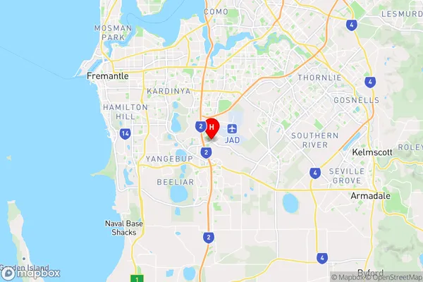 Jandakot,Western Australia Area Map