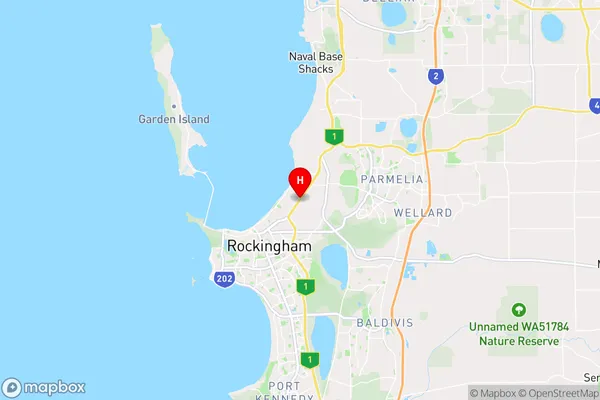 East Rockingham,Western Australia Area Map