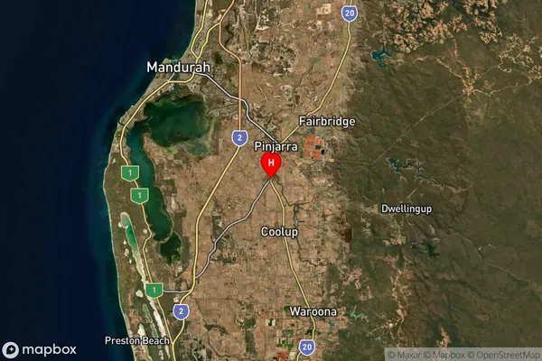 Blythewood,Western Australia Satellite Map