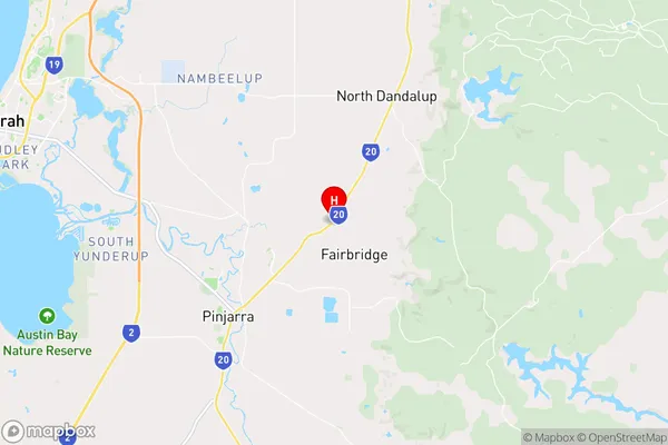 Fairbridge,Western Australia Area Map