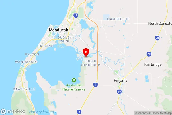 South Yunderup,Western Australia Area Map