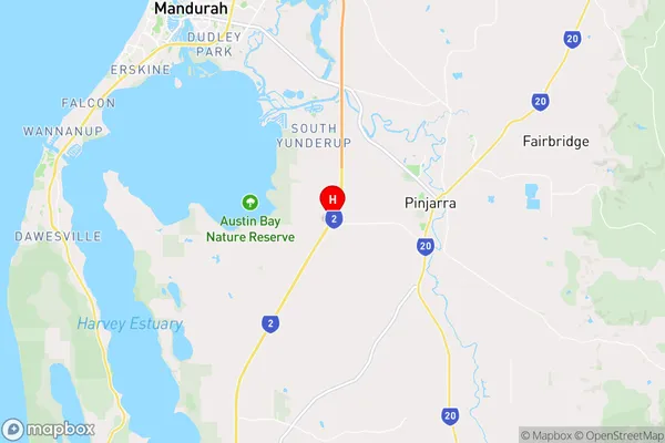 West Pinjarra,Western Australia Area Map