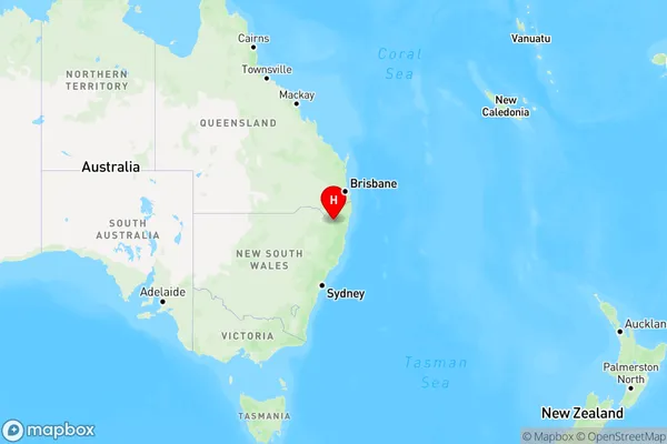 Glen Elgin,New South Wales Region Map