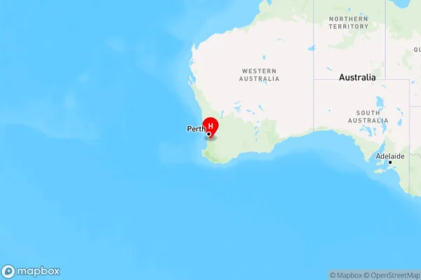 Banksiadale,Western Australia Region Map