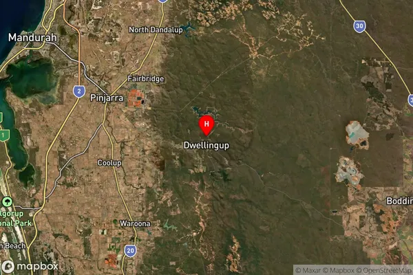 Holyoake,Western Australia Satellite Map