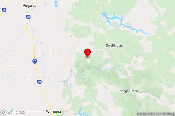 Teesdale,Western Australia Area Map