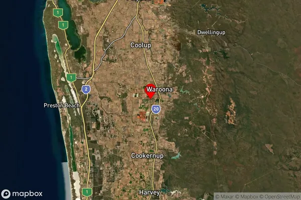 Hamel,Western Australia Satellite Map