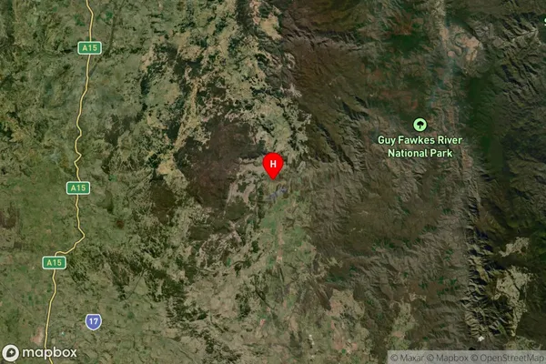 Kookabookra,New South Wales Satellite Map