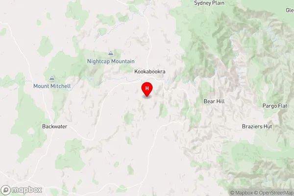 Kookabookra,New South Wales Area Map