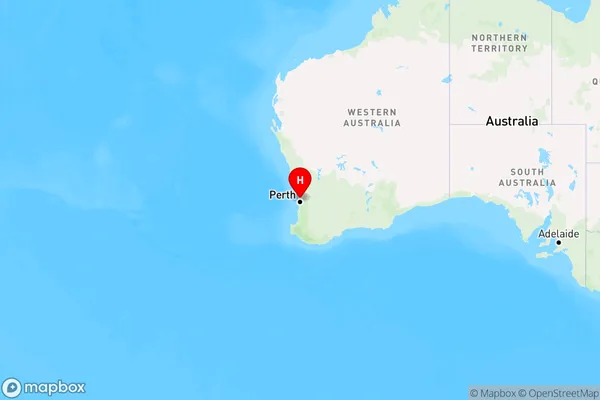 Landsdale,Western Australia Region Map